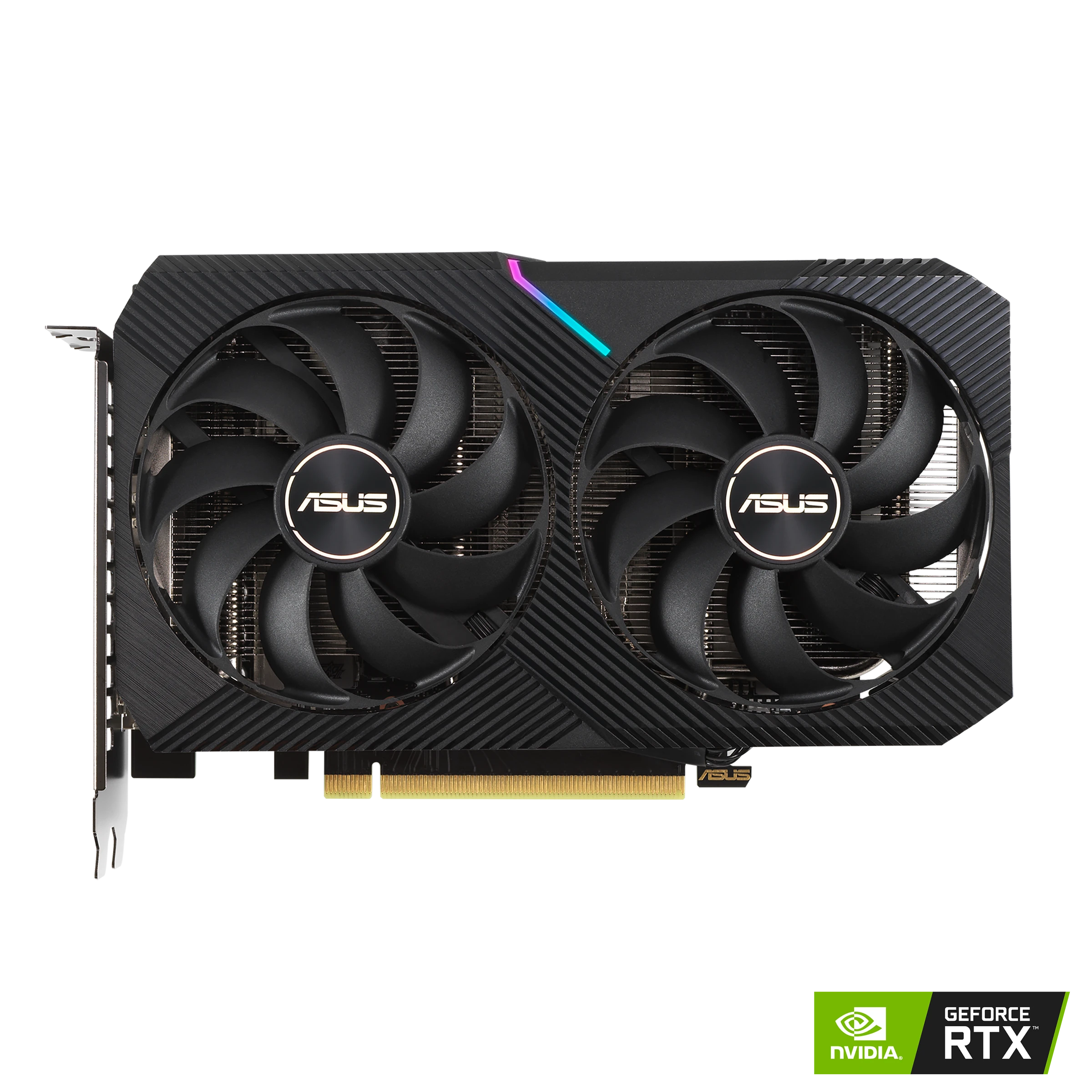 Asus RTX 3060 Ti Dual Mini V2 LHR 8GB (DUAL-RTX3060TI-8G-MINI-V2) Відеокарти image 4