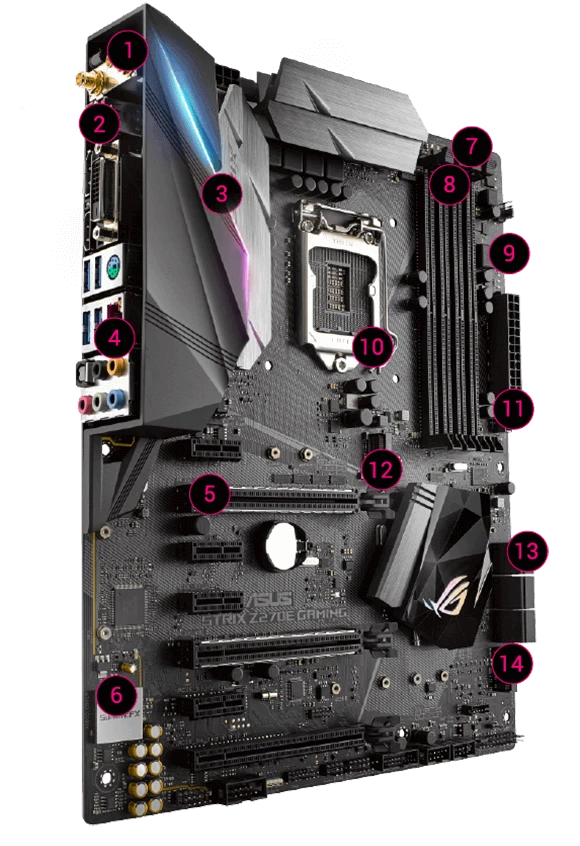 Asus Strix Z270E Gaming Материнські плати image 4