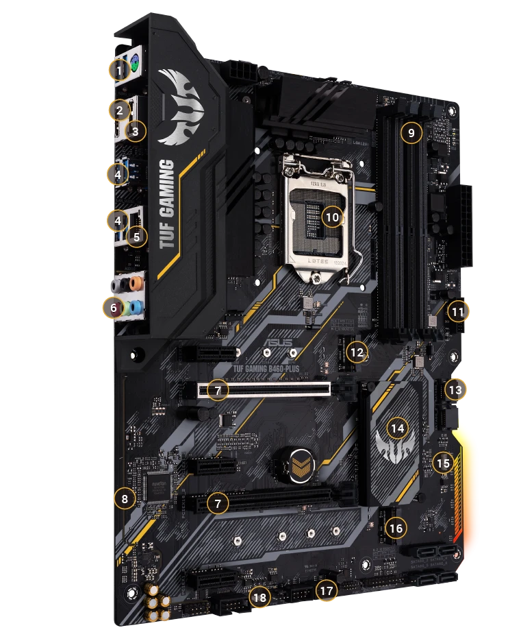 ASUS TUF B460-Plus Gaming Материнські плати image 2