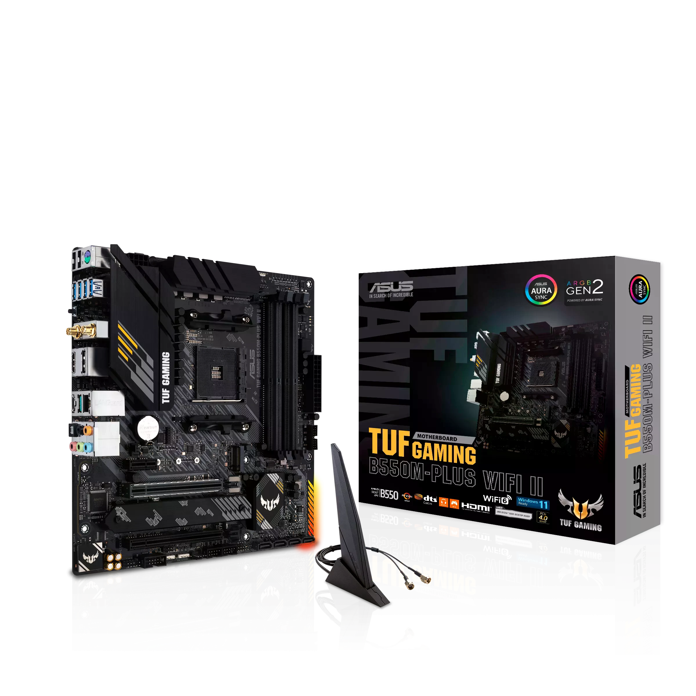 ASUS TUF GAMING B550M-PLUS WIFI II (90MB19Y0-M0EAY0) Материнські плати image 1