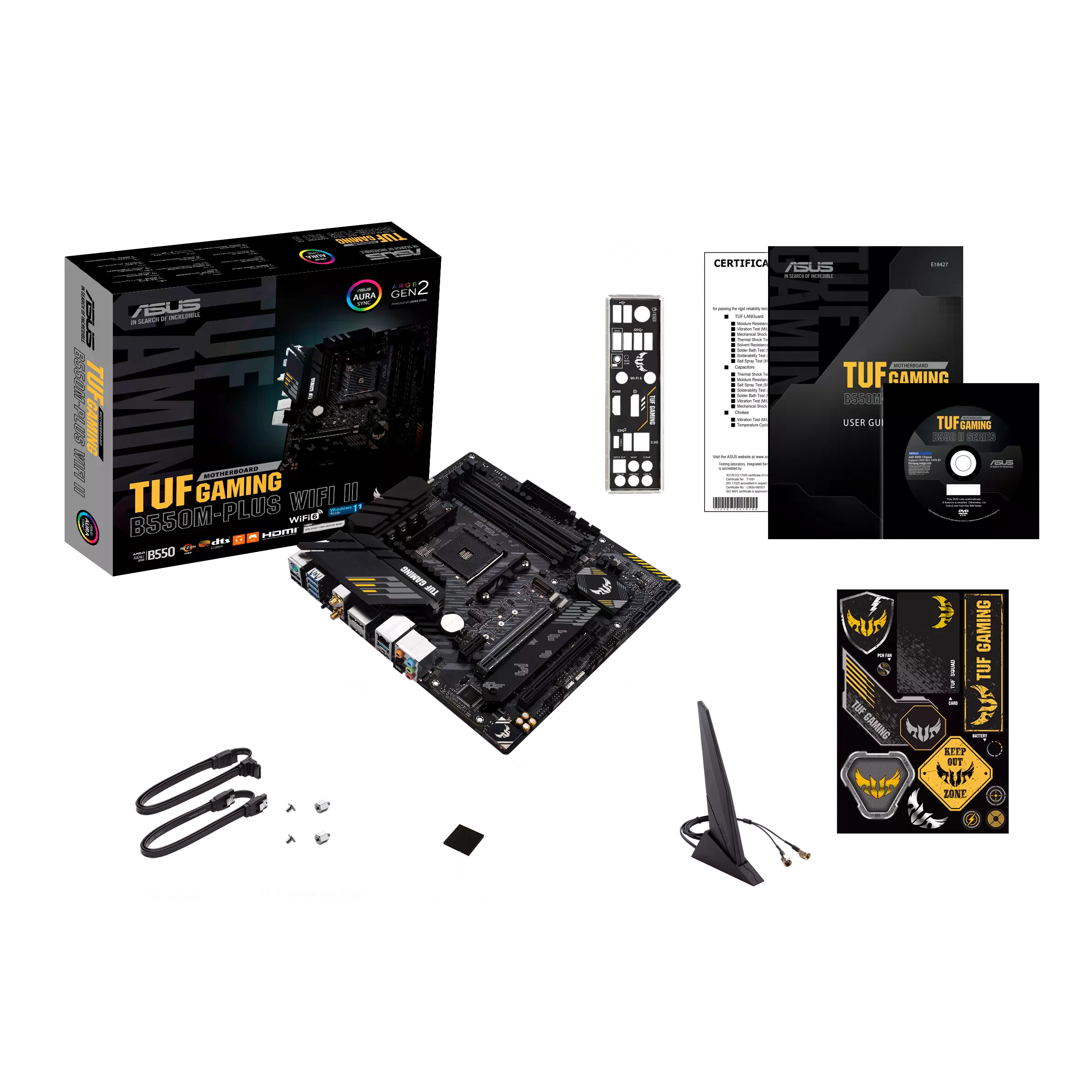 ASUS TUF GAMING B550M-PLUS WIFI II (90MB19Y0-M0EAY0) Материнські плати image 3