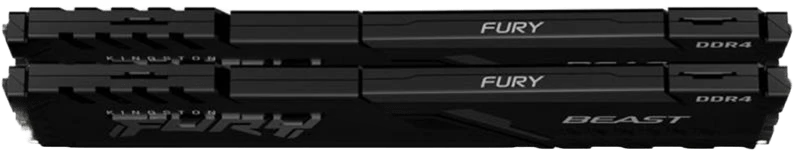 DDR4 32Gb (2x16) 3600MHz Kingston Fury Beast Black (KF436C18BBK2/32) Оперативна пам'ять image 4