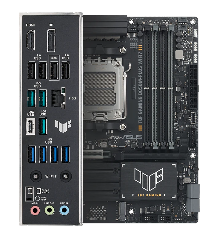 ASUS TUF GAMING B850M-PLUS WIFI Материнські плати image 2