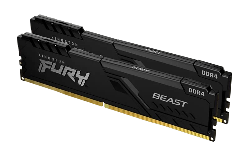 DDR4 64Gb (2x32) 3200MHz Kingston FURY Beast (KF432C16BBK2/64) Оперативна пам'ять image 1