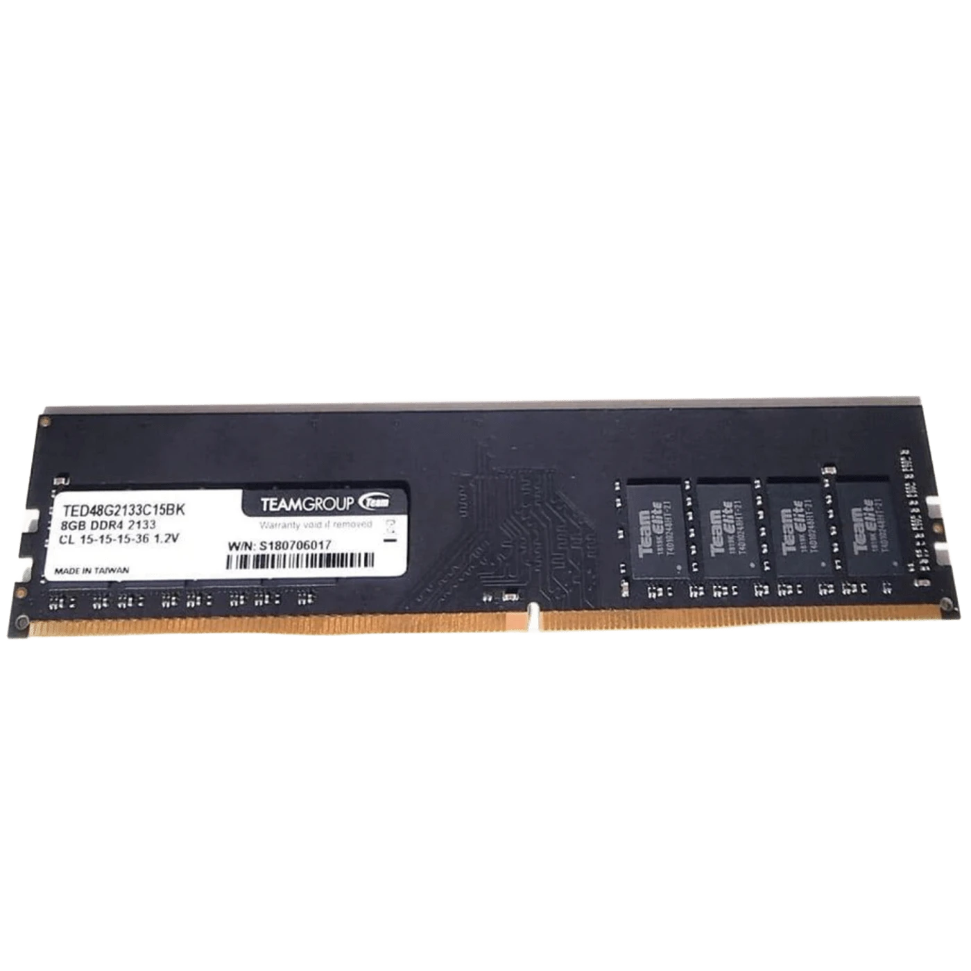 DDR4 8Gb 2133MHz Teamgroup (TED48G2133C15BK) Оперативна пам'ять image 1