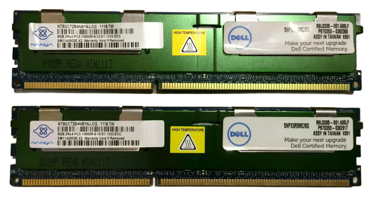DDR3 16Gb 2X8 1333MHz Nanya  Оперативна пам'ять image 1