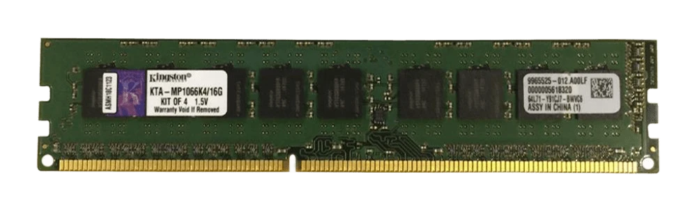 DDR3 4Gb 1066MHz Kinston (KTA-MP1066K4/16G) Оперативна пам'ять image 1