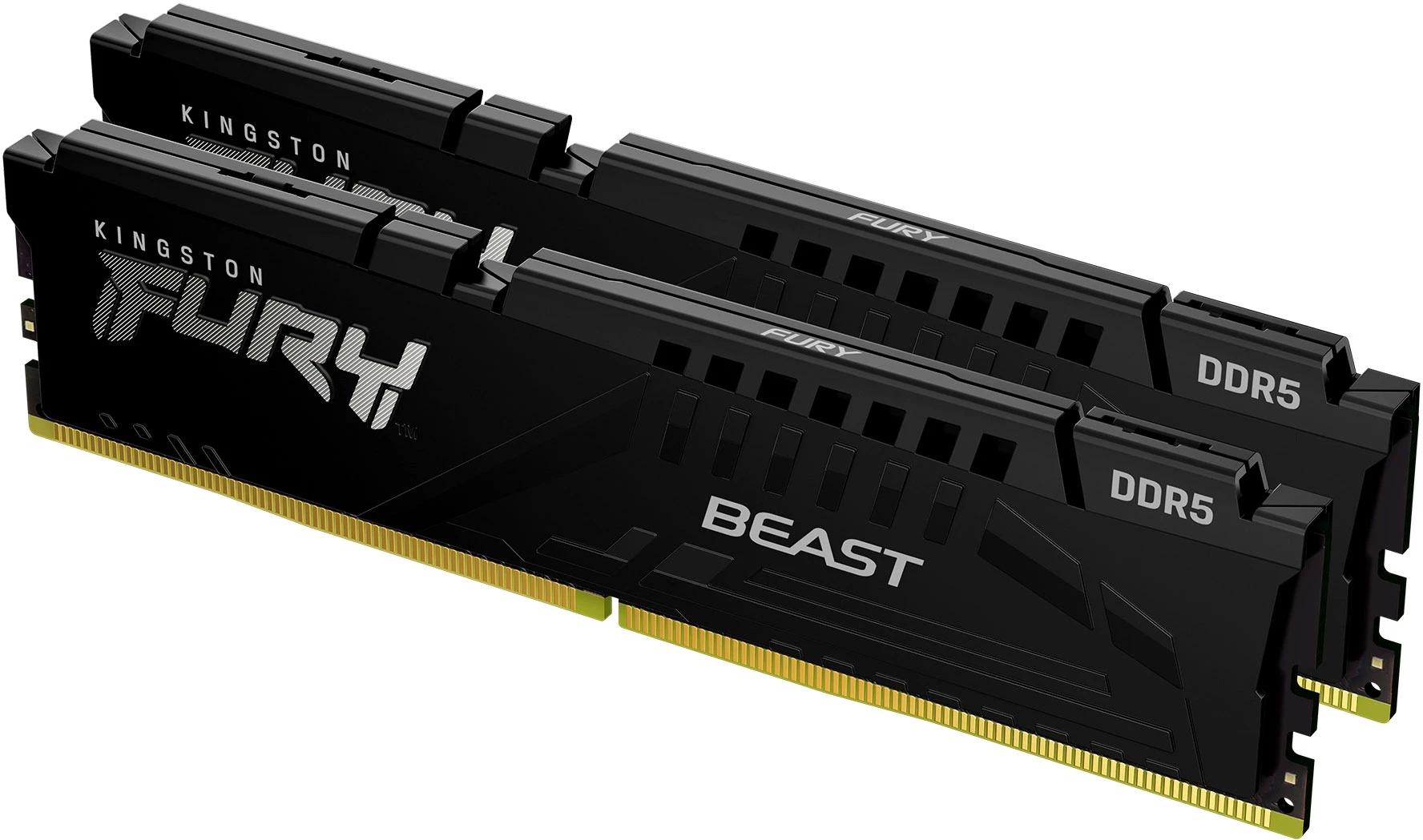 DDR5 16GB (2x8) 6000MHz Kingston Fury Beast Black (KF560C30BBEK2-16) Оперативна пам'ять image 1