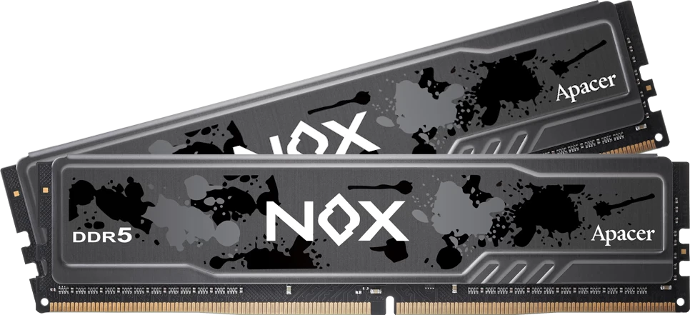 DDR5 32GB (2x16) 5200Mhz Apacer NOX (AH5U32G52C522MBAA-2) Оперативна пам'ять image 1