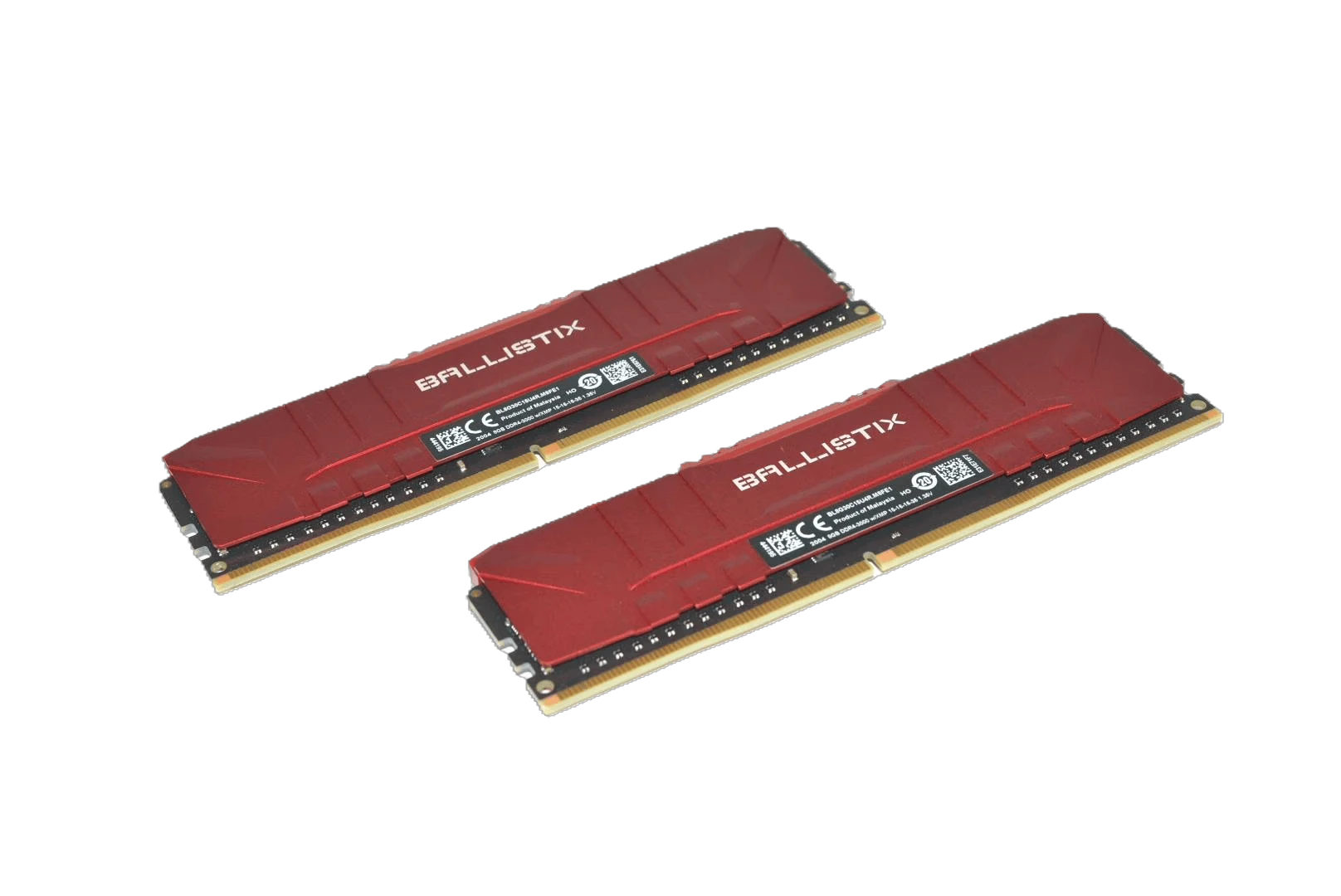 DDR4 16Gb (2x8) 3000MHz Crucial Ballistix  (BL8G30C15U4R.M8FE1) Оперативна пам'ять image 1