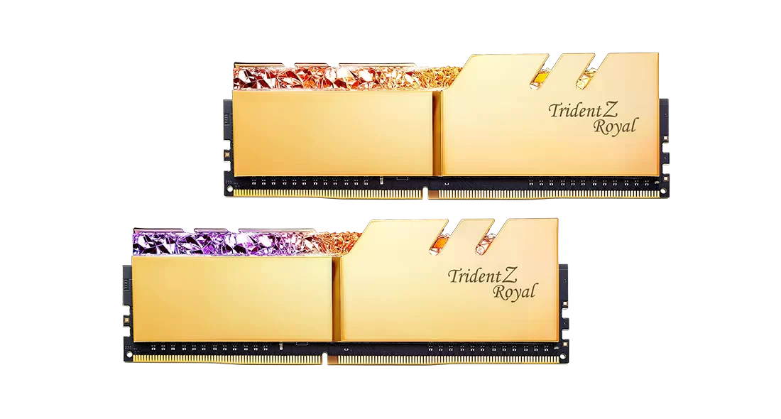 DDR4 16Gb (2x8) 3600MHz G.Skill Trident Z Royal Gold (F4-3600C18D-16GTRG) Оперативна пам'ять image 2