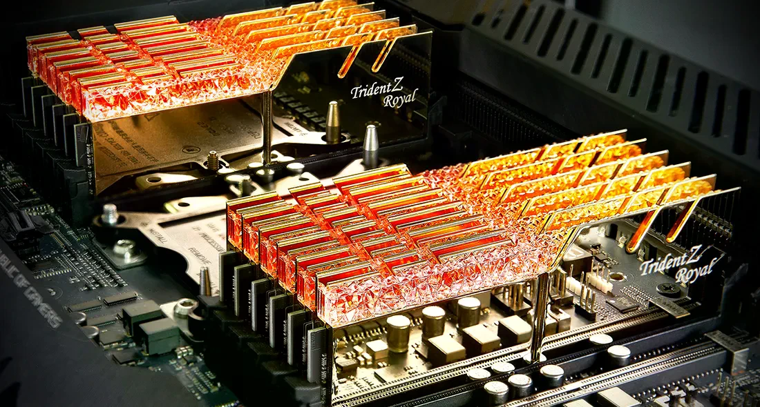DDR4 16Gb (2x8) 3600MHz G.Skill Trident Z Royal Gold (F4-3600C18D-16GTRG) Оперативна пам'ять image 4