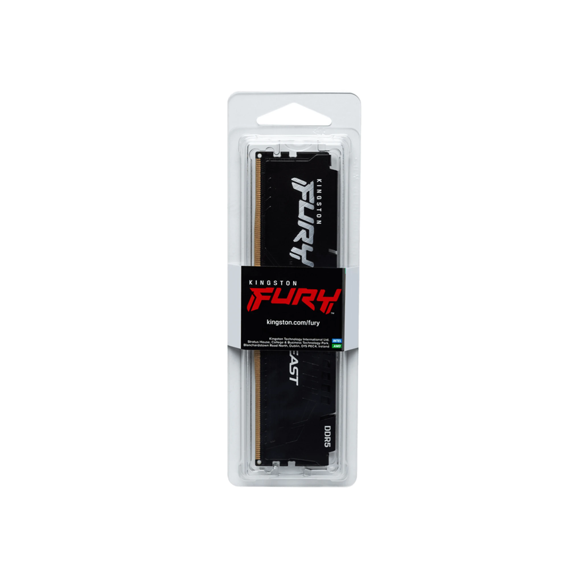 DDR5 32GB (2x16) 5200MHz Kingston Fury Beast Black (KF552C40BBK2-32) Оперативна пам'ять image 2