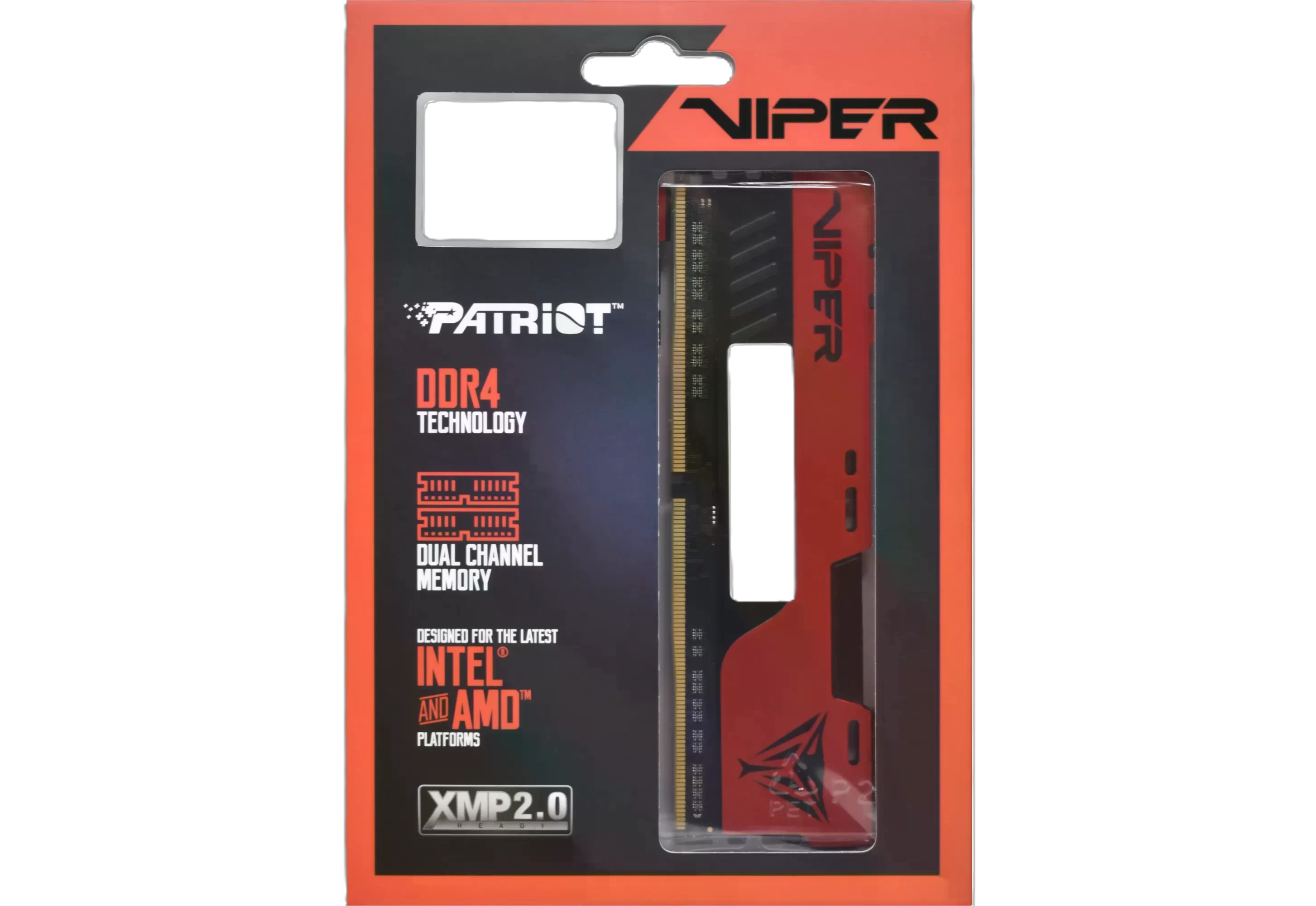 DDR4 16Gb (2x8) 3600MHz Patriot Viper Elite II Red (PVE2416G360C0K) Оперативна пам'ять image 2