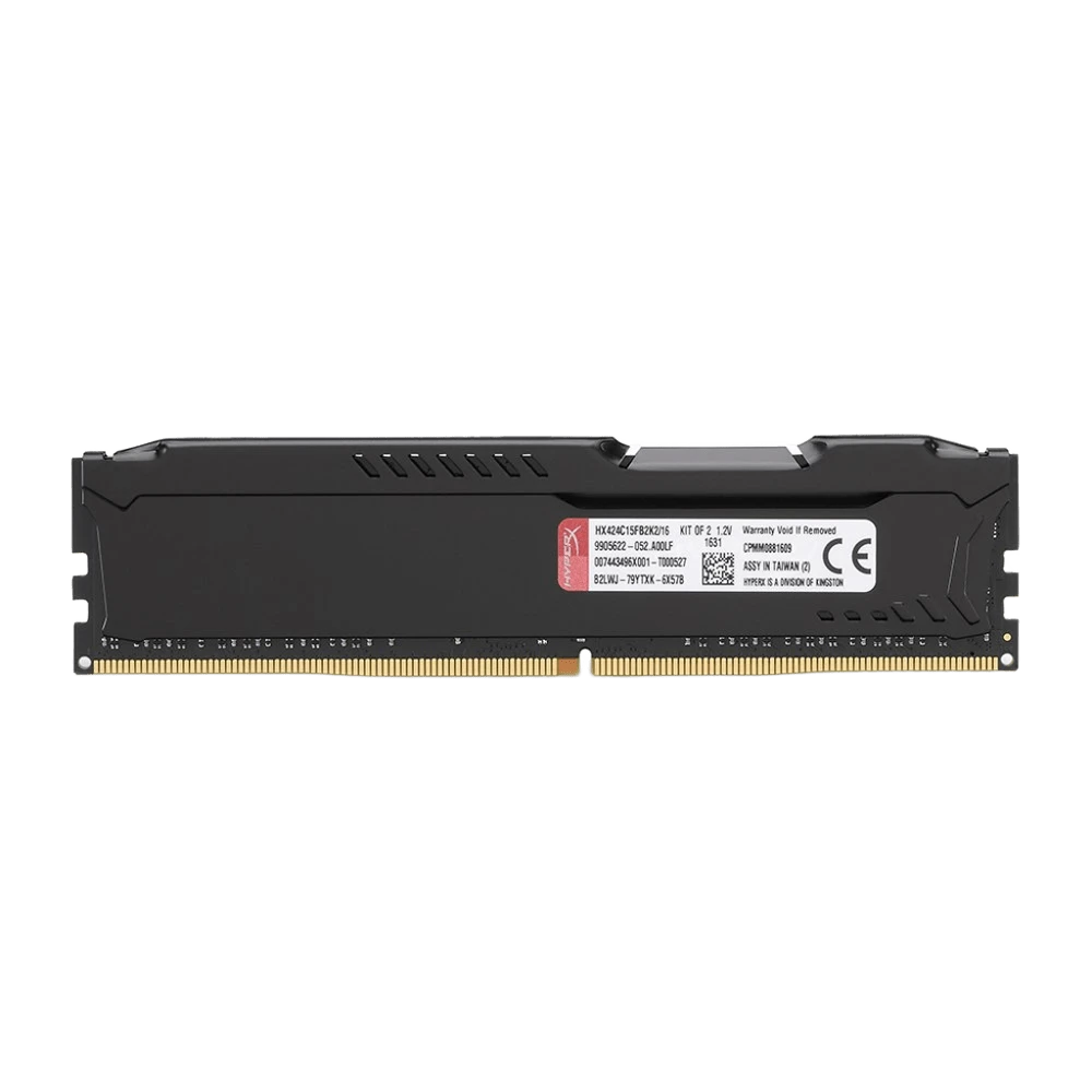 DDR4 16Gb 2400MHz Kingston HyperX Fury Black (HX424C15FB/16) Оперативна пам'ять image 3