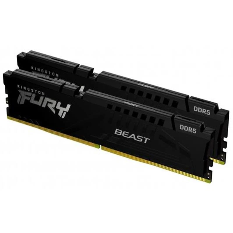 DDR5 32GB (2x16) 5600MHz Kingston Fury Beast Black (KF556C40BBK2-32) Оперативна пам'ять image 1
