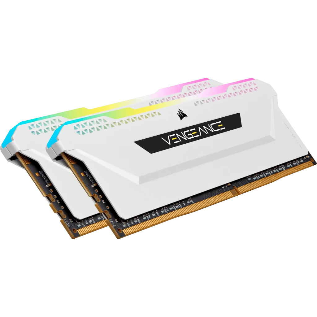 DDR4 32Gb (2x16) 3600MHz Corsair Vengeance RGB Pro SL White (CMH32GX4M2D3600C18W) Оперативна пам'ять image 1