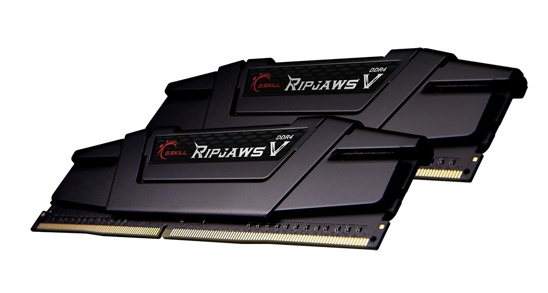 DDR4 64GB (2x32) 3200MHz G.Skill Ripjaws V Black (F4-3200C16D-64GVK) Оперативна пам'ять image 1
