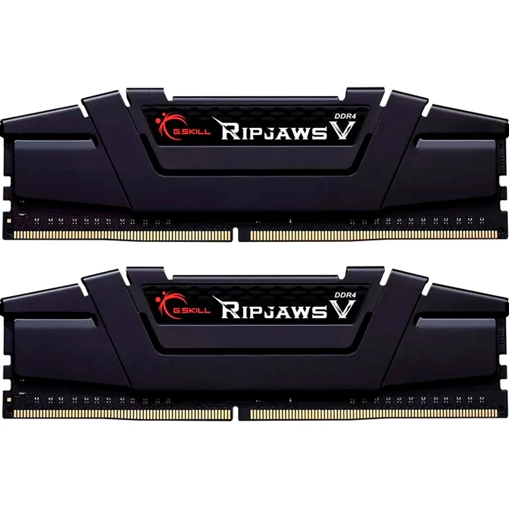 DDR4 64GB (2x32) 3200MHz G.Skill Ripjaws V Black (F4-3200C16D-64GVK) Оперативна пам'ять image 2