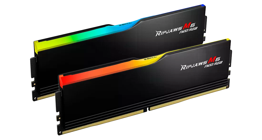 DDR5 32Gb (2x16) 6000MHz G.Skill Ripjaws M5 Neo RGB (F5-6000J3636F16GX2-RM5NRK) Оперативна пам'ять image 1