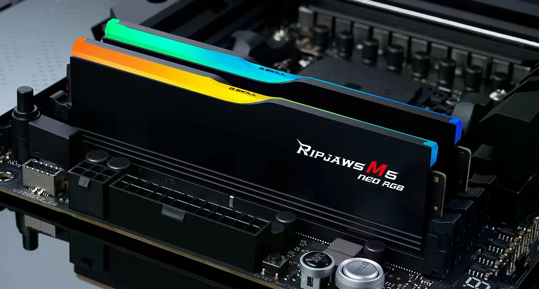 DDR5 32Gb (2x16) 6000MHz G.Skill Ripjaws M5 Neo RGB (F5-6000J3636F16GX2-RM5NRK) Оперативна пам'ять image 2