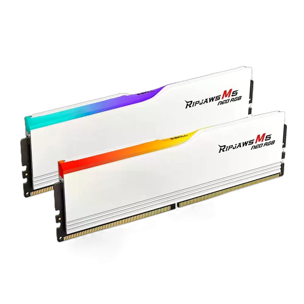 DDR5 32Gb (2x16) 6000MHz G.Skill Ripjaws M5 Neo RGB White (F5-6000J3636F16GX2-RM5NRW) Оперативна пам'ять image 2