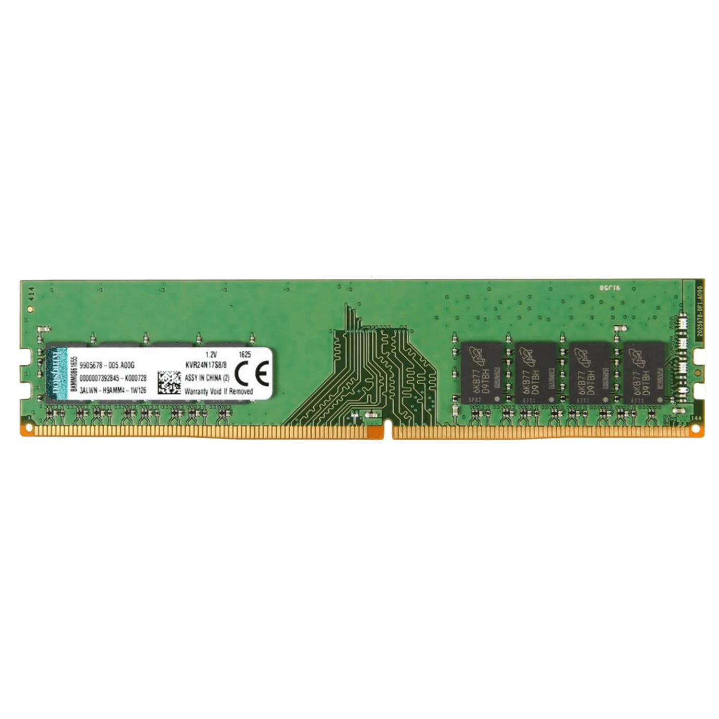 DDR4 8Gb 2400MHz Kingston (KVR24N17S8/8) Оперативна пам'ять image 1