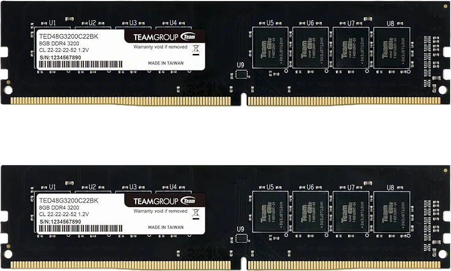 DDR4 8Gb 3200MHz TEAMGROUP Elite (TED48G3200C22BK) Оперативна пам'ять image 1