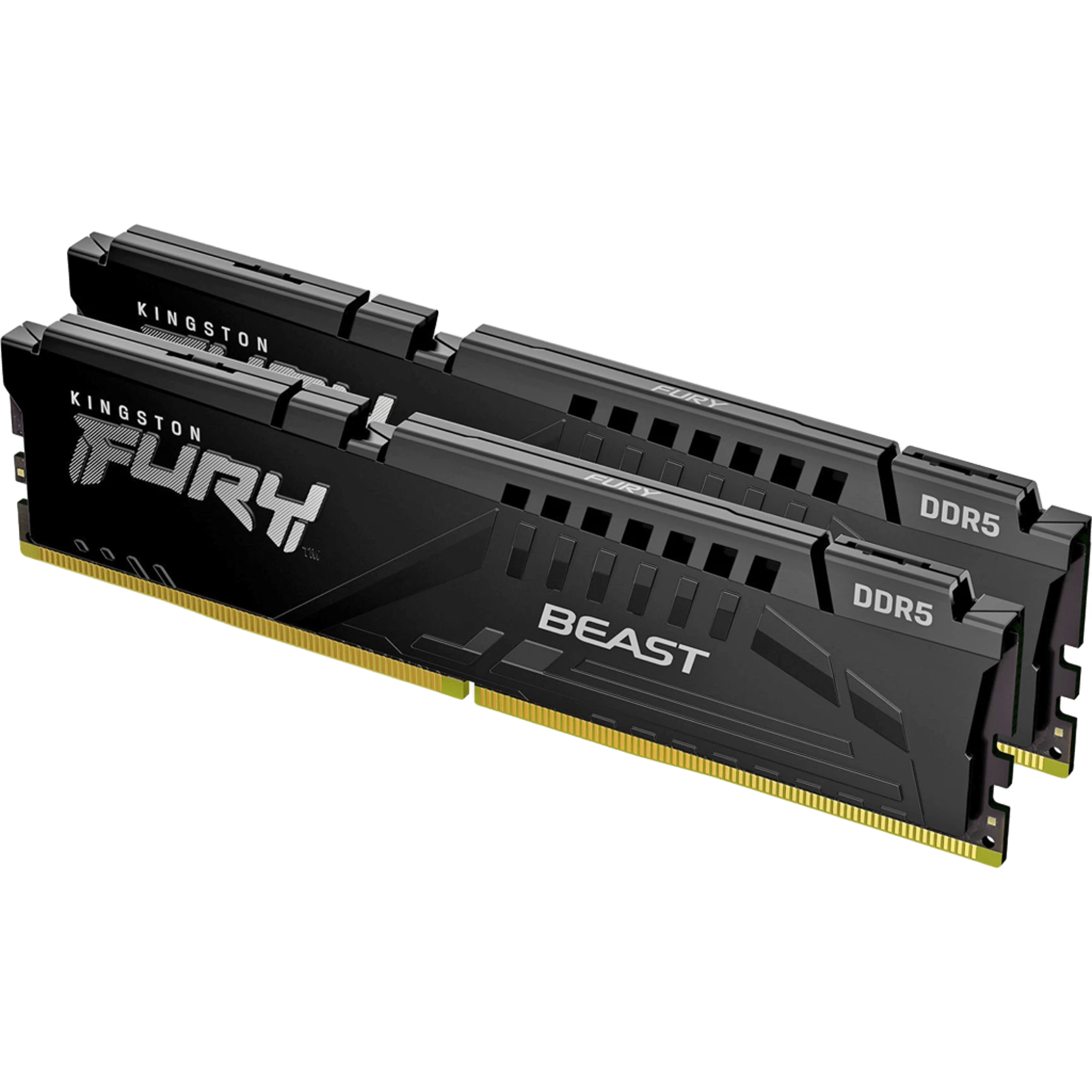 DDR5 32Gb (2x16) 4800 MHz Kingston FURY Beast Black (KF548C38BBK2-32) Оперативна пам'ять image 1