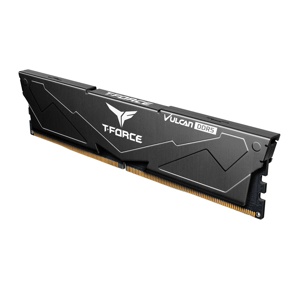 DDR5 32GB (2x16) 6000MHz Team Group T-Force Vulcan Black (FLBD532G6000HC38JDC01) Оперативна пам'ять image 2