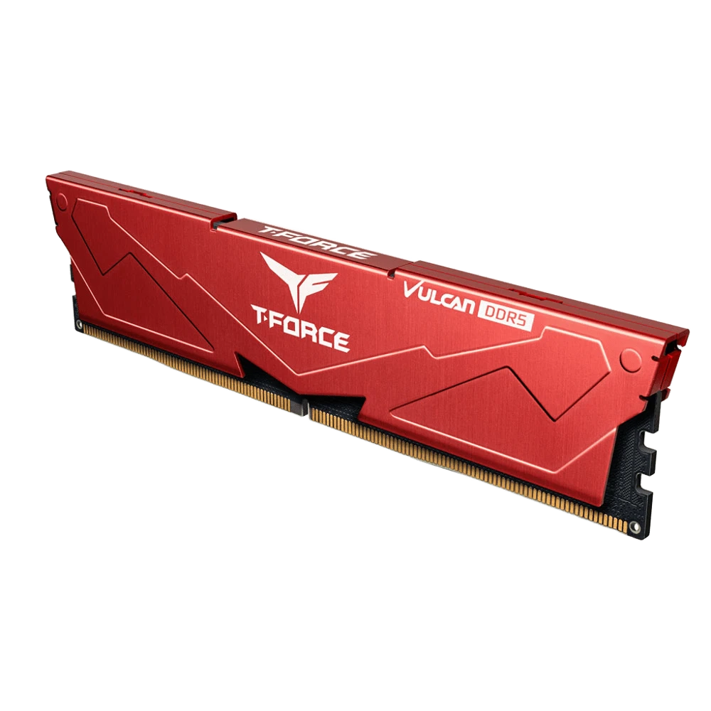 DDR5 32Gb (2x16) 6000MHz Team T-Force Vulcan Red (FLRD532G6000HC38ADC01) Оперативна пам'ять image 2