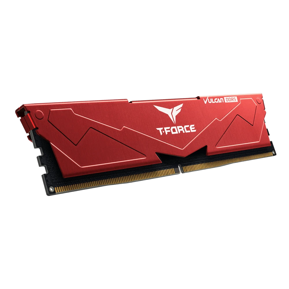 DDR5 32Gb (2x16) 6000Mhz Team T-Force Vulcan Red (FLRD532G6000HC38GDC01) Оперативна пам'ять image 3