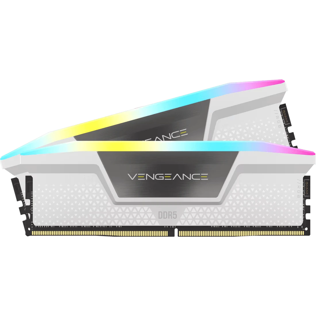 DDR5 32Gb (2x16) 6400MHz Corsair Vengeance RGB White (CMH32GX5M2B6400C36W) Оперативна пам'ять image 1
