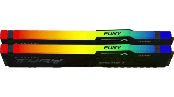 DDR5 64Gb (2x32) 5200MHz Kingston FURY Beast RGB (KF552C40BBAK2-64) Оперативна пам'ять image 3