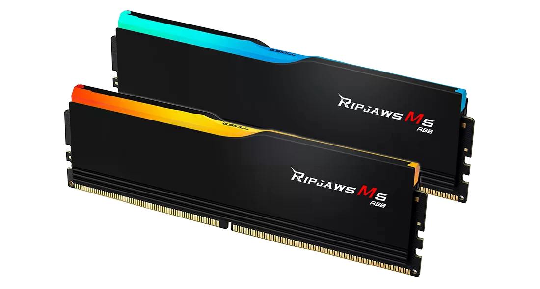 DDR5 64Gb (2x32) 6000 MHz G.Skill Ripjaws M5 RGB Matte Black (F5-6000J3040G32GX2-RM5RK) Оперативна пам'ять image 3