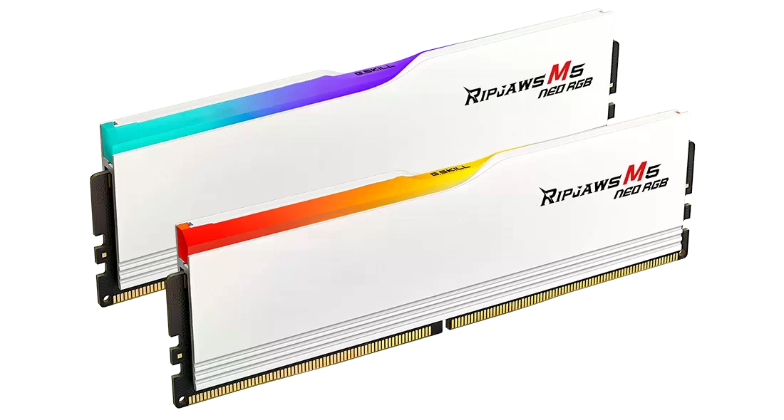DDR5 64Gb (2x32) 6000MHz G.Skill Ripjaws M5 Neo RGB (F5-6000J3040G32GX2-RM5NRW) Оперативна пам'ять image 2
