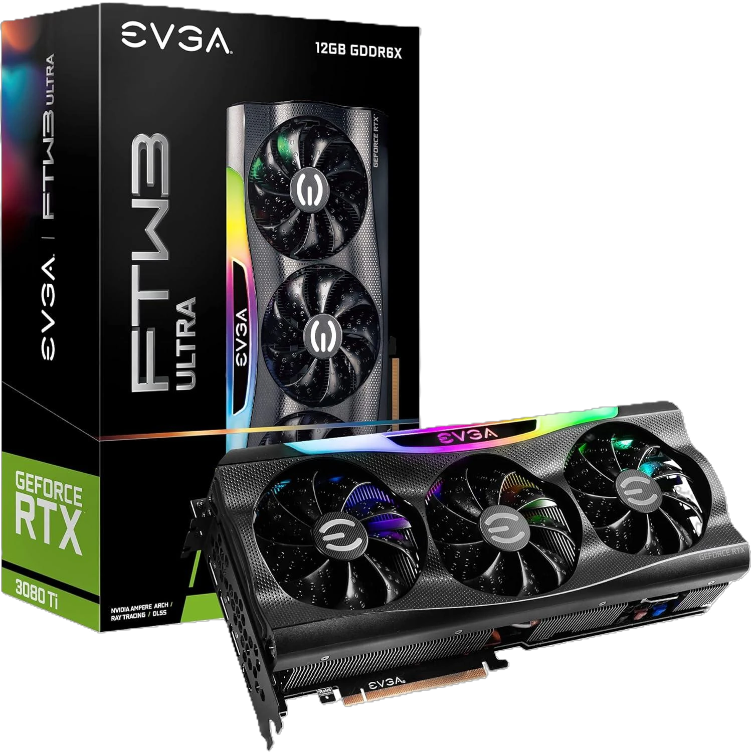 EVGA RTX 3080 Ti XC3 GAMING 12GB (12G-P5-3953-KR) Відеокарти image 1