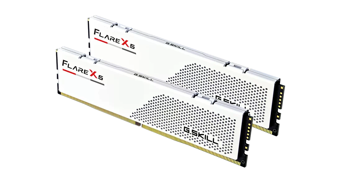 DDR5 64Gb (2x32) 6000MHz G.Skill Flare X5 Matte White (F5-6000J3636F32GX2-FX5W) Оперативна пам'ять image 2