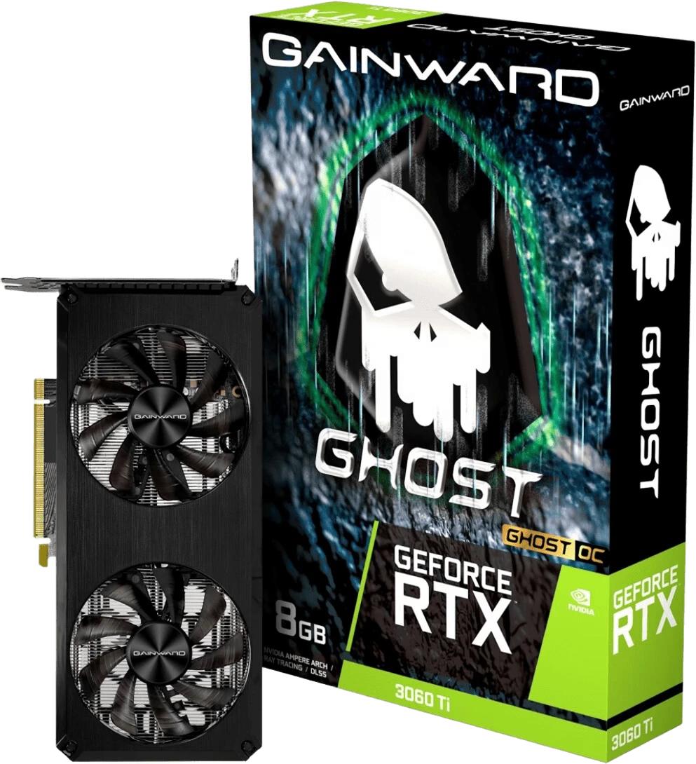 Gainward RTX 3060 Ti 8Gb Ghost (NE6306T019P2-190AB) Відеокарти image 1