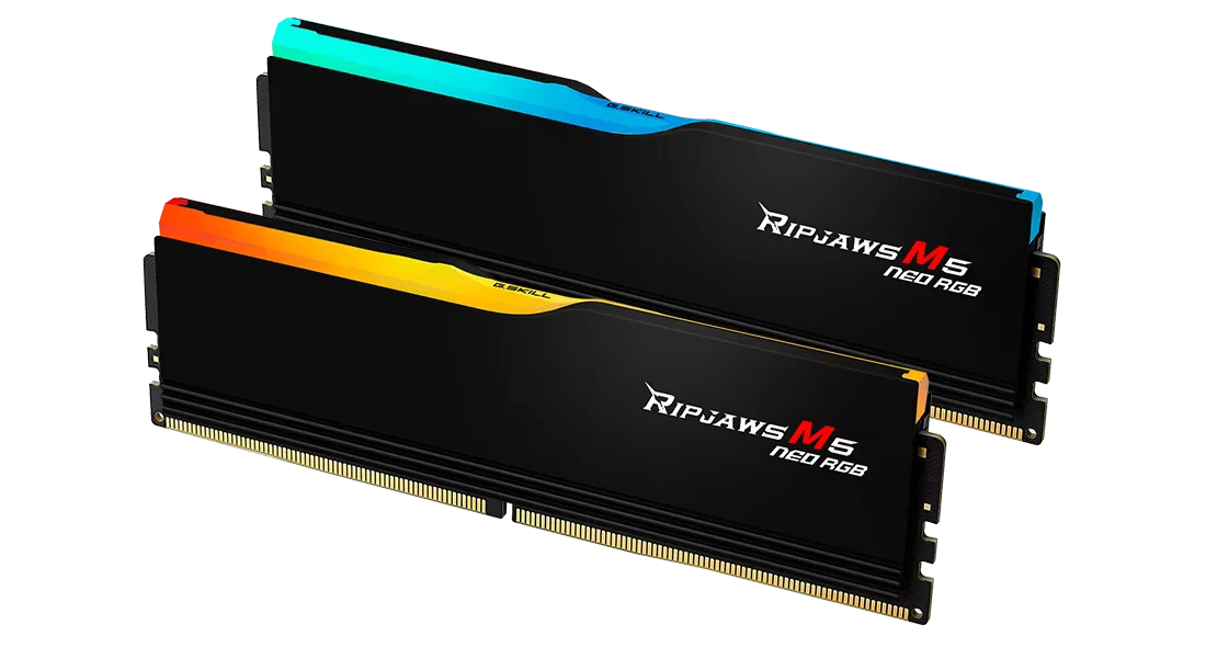 DDR5 64GB (2x32) 6000MHz G.Skill Ripjaws M5 Neo RGB Black (F5-6000J3636F32GX2-RM5NRK) Оперативна пам'ять image 3