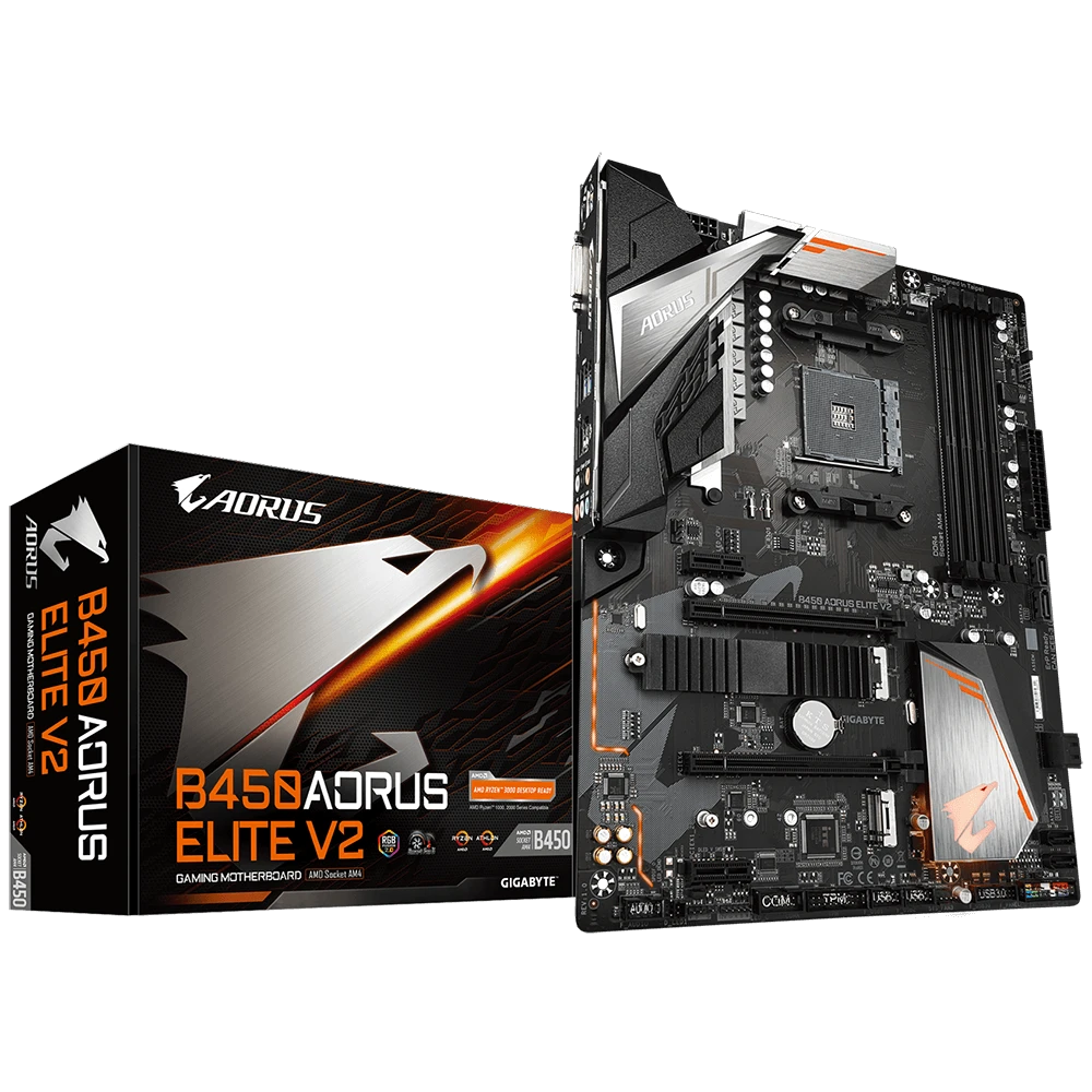 GIGABYTE B450 AORUS ELITE Материнські плати image 1