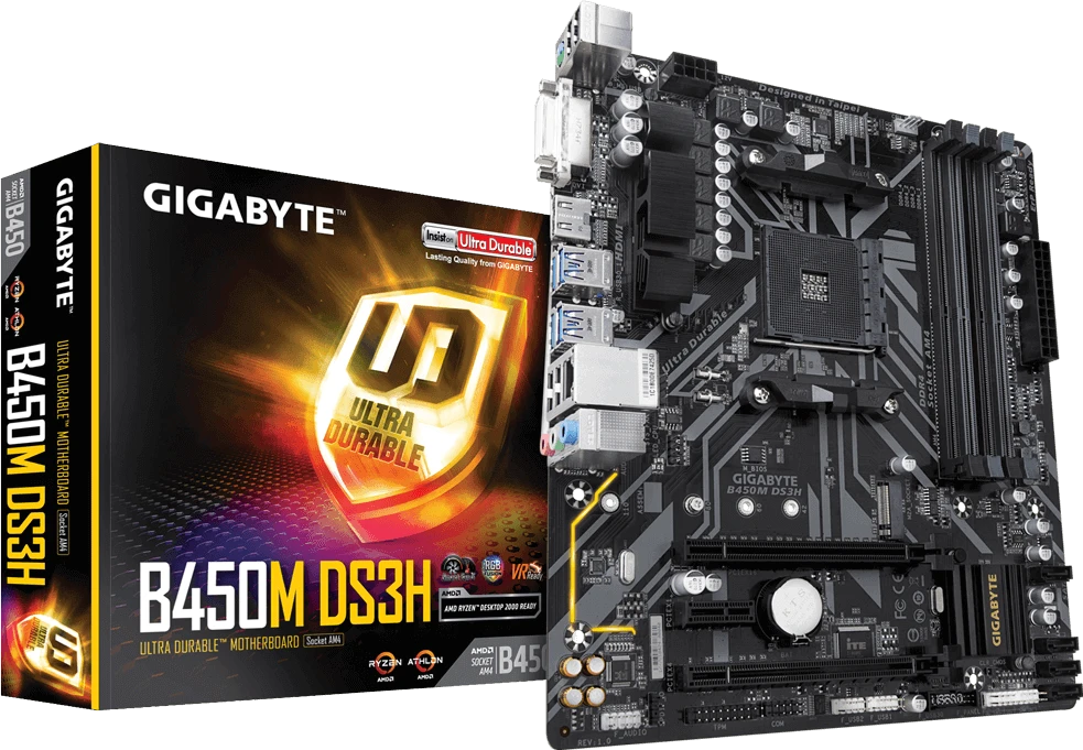 GIGABYTE B450M DS3H Материнські плати image 1