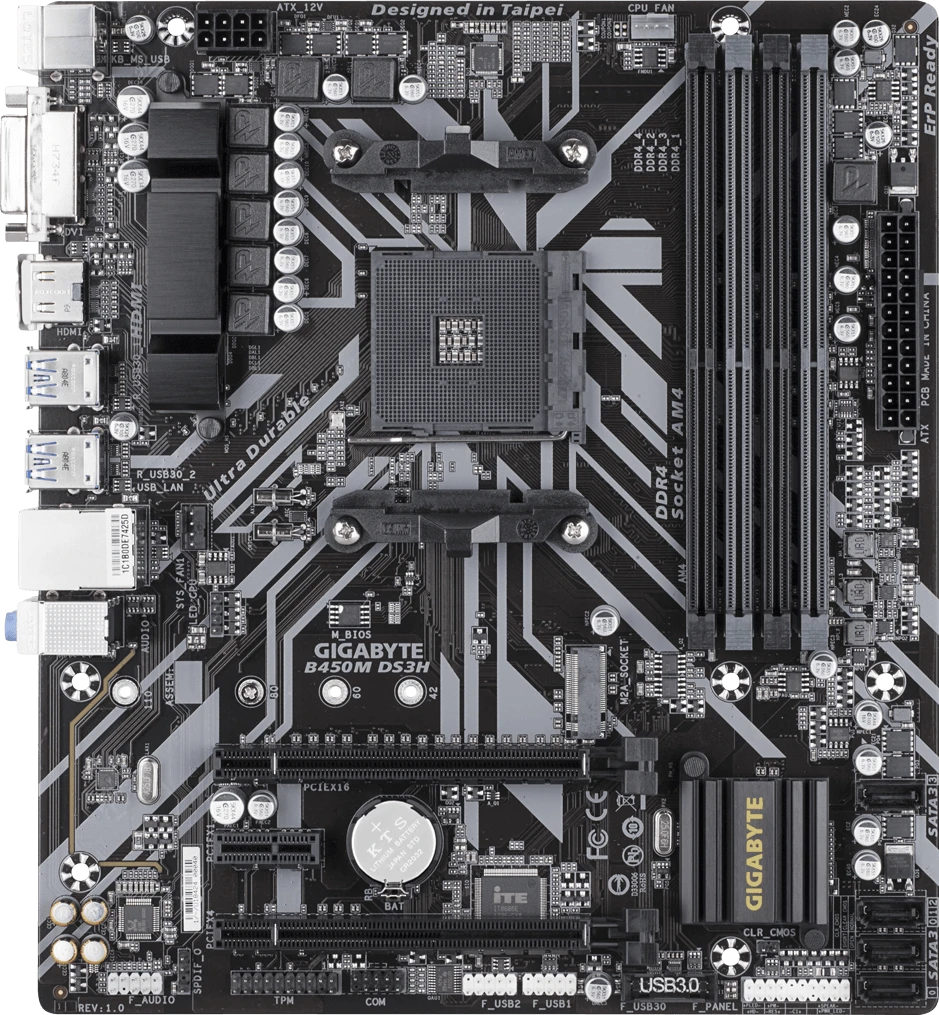 GIGABYTE B450M DS3H Материнські плати image 3