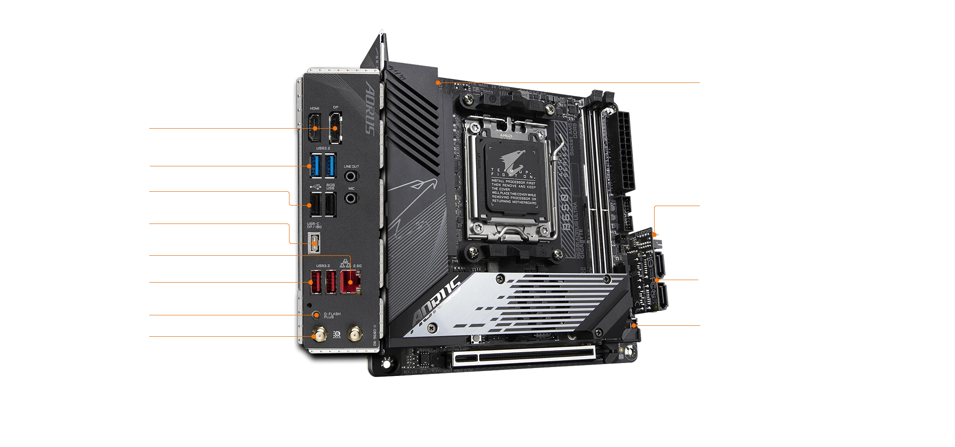 Gigabyte B650I Aorus Ultra(B650I Aorus Ultra) Материнські плати image 5