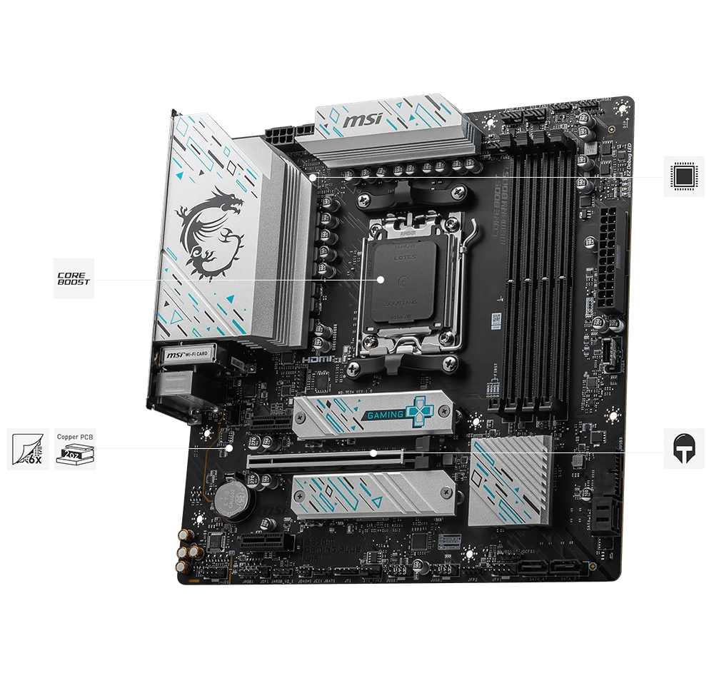 MSI B650M GAMING PLUS WIFI Материнські плати image 2