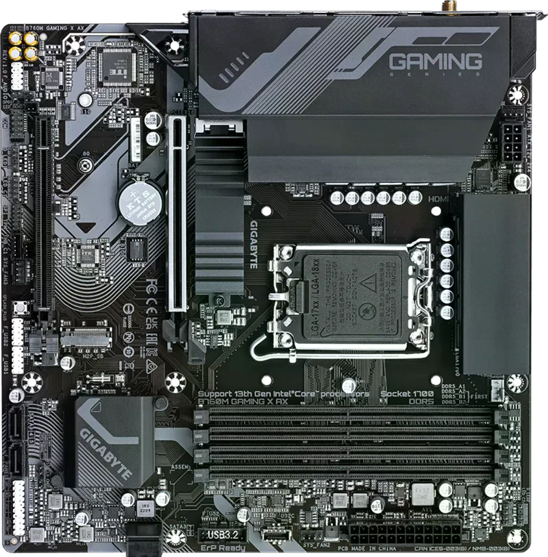 GIGABYTE B760M GAMING X AX Материнські плати image 3