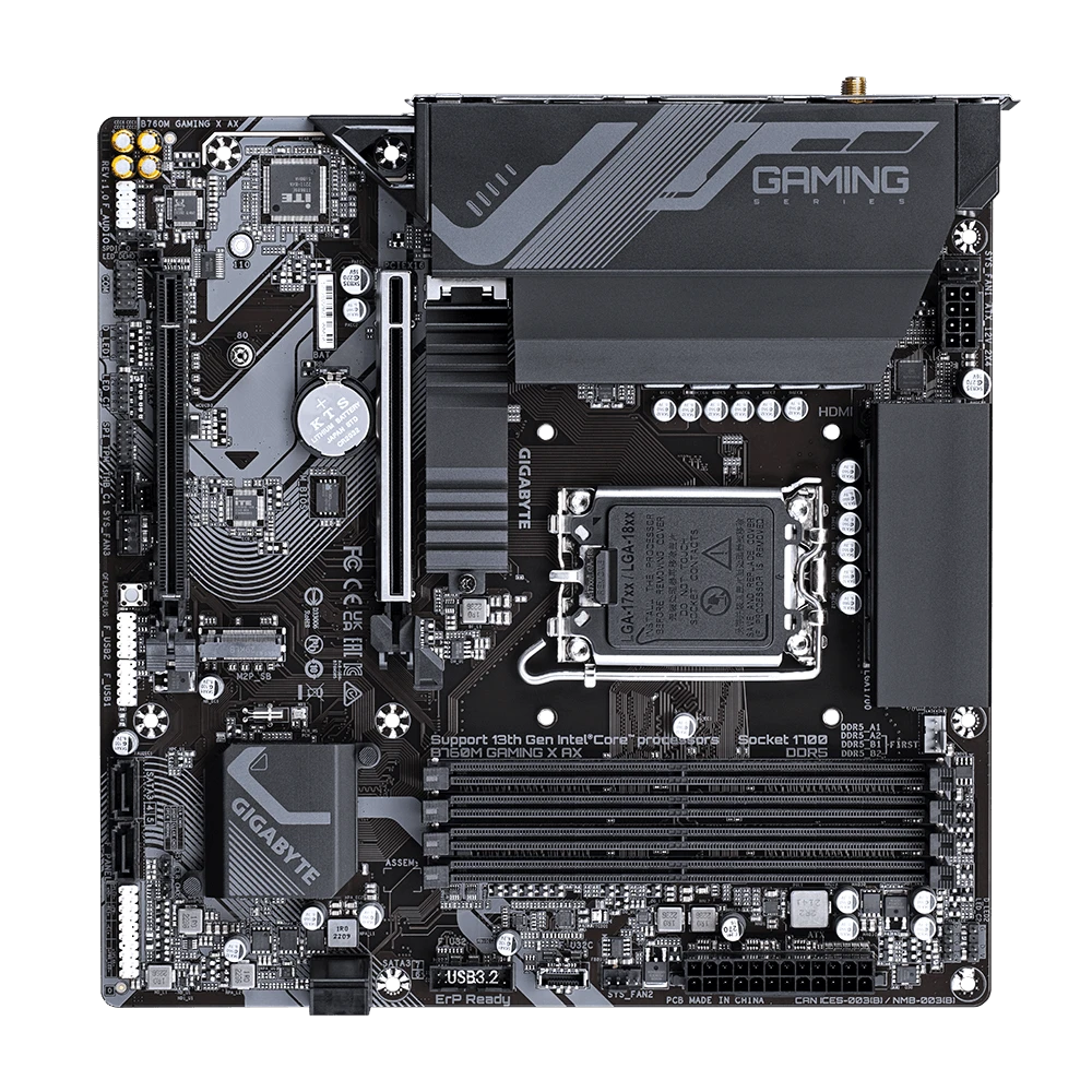 GIGABYTE B760M GAMING X AX Материнські плати image 3