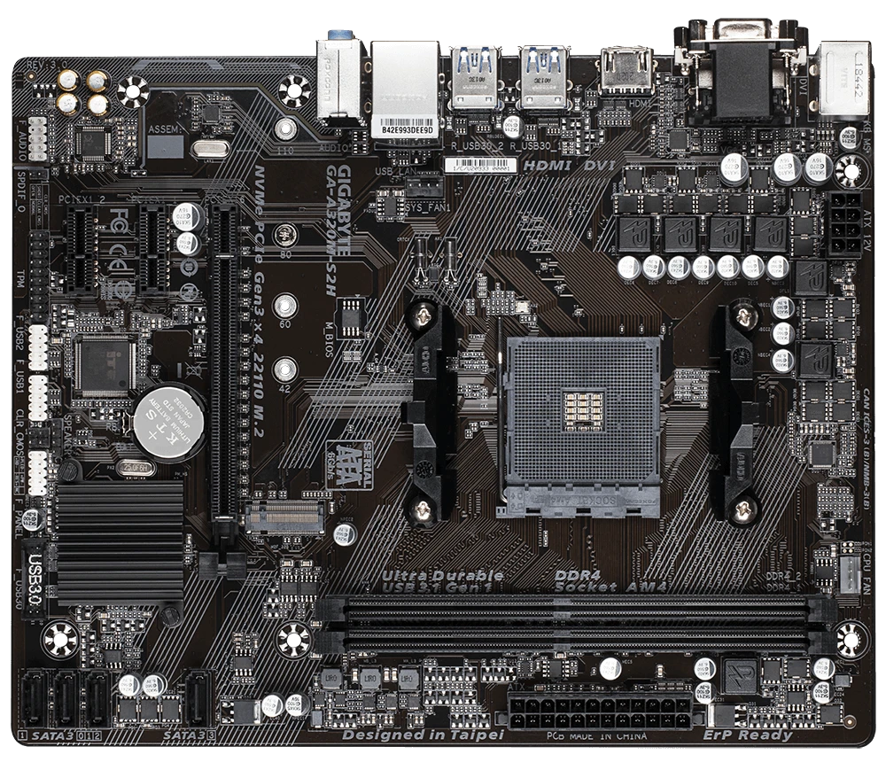 GIGABYTE GA-A320M-S2H Материнські плати image 2