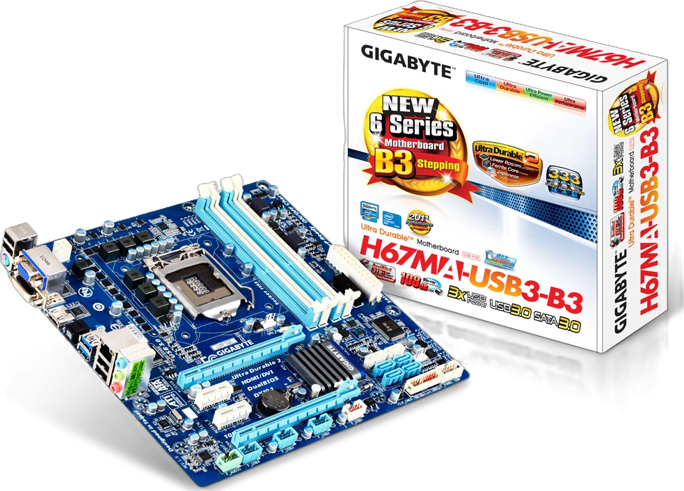 Gigabyte GA-H67MA-USB3-B3 Материнські плати image 1