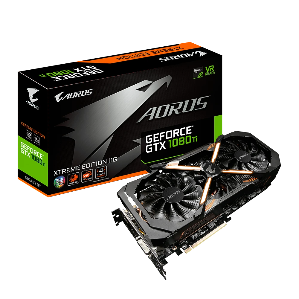 Gigabyte GTX 1080 Ti AORUS 11G (GV-N108TAORUS-11GD) Відеокарти image 1